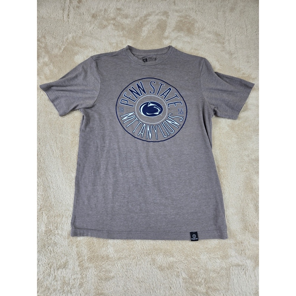 Image One Mens Penn State‎ Nittany Lions Gray Short Sleeve T Shirt Size Small